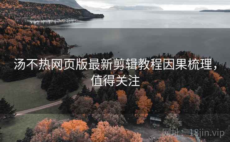 汤不热网页版最新剪辑教程因果梳理，值得关注