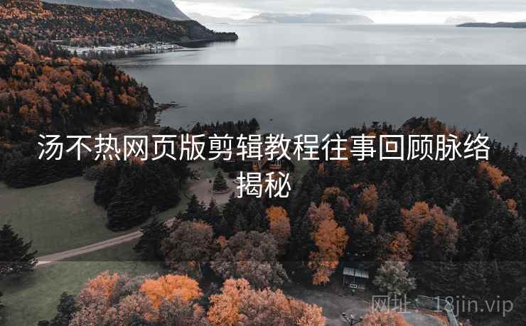 汤不热网页版剪辑教程往事回顾脉络揭秘